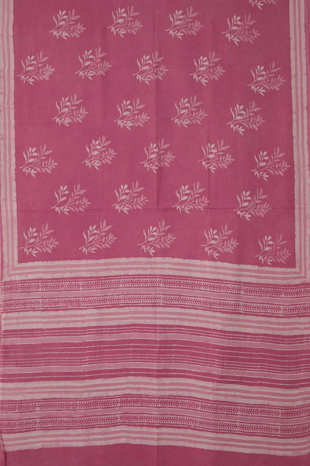 Block Printed Cotton Sarees - Matkatus 
