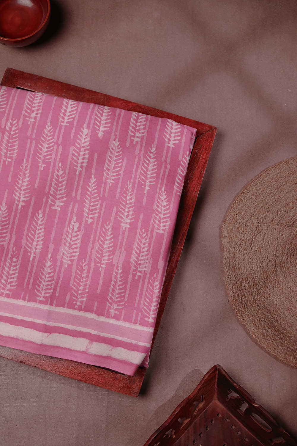 Block Printed Cotton Sarees - Matkatus 