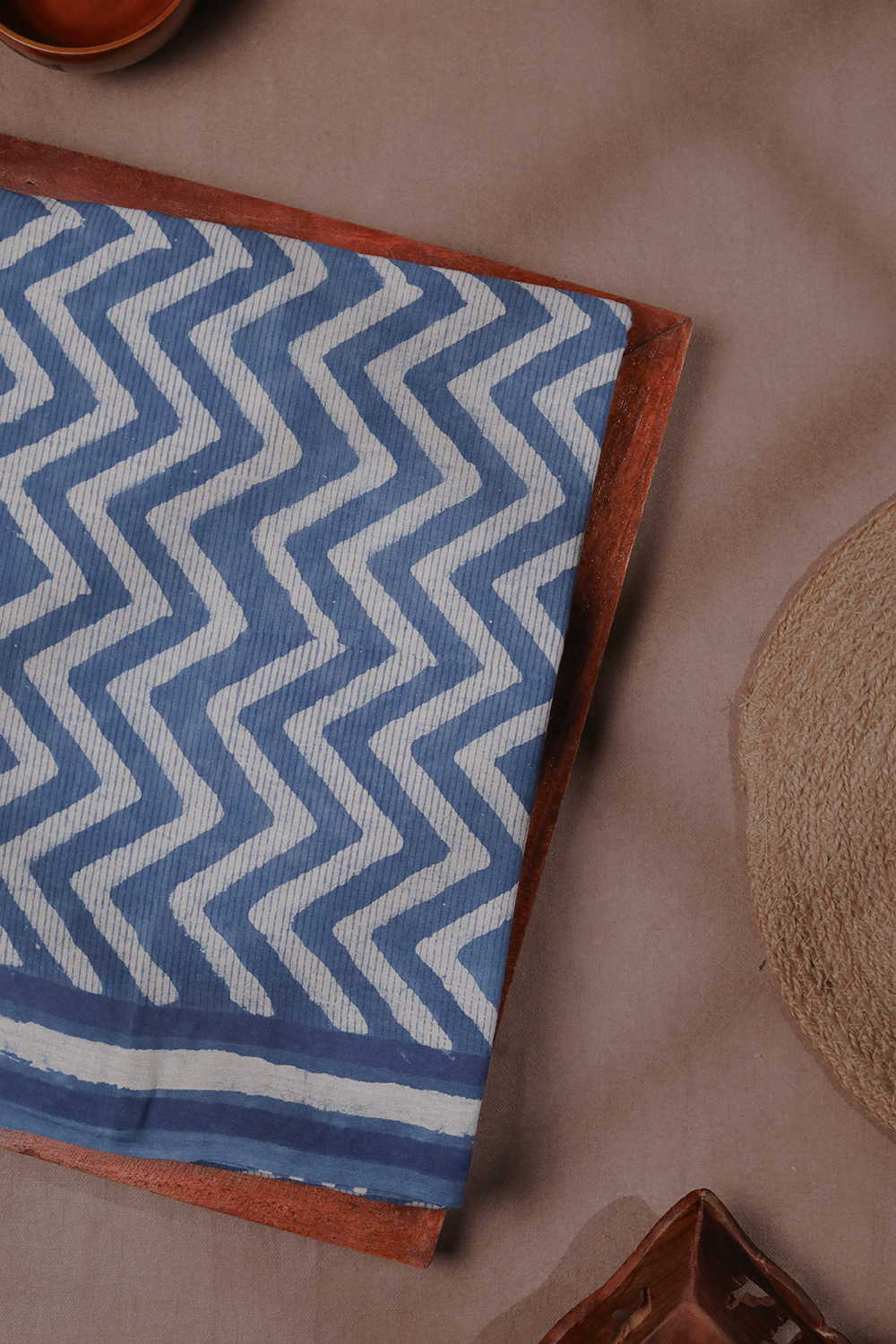 Block Printed Cotton Sarees - Matkatus 