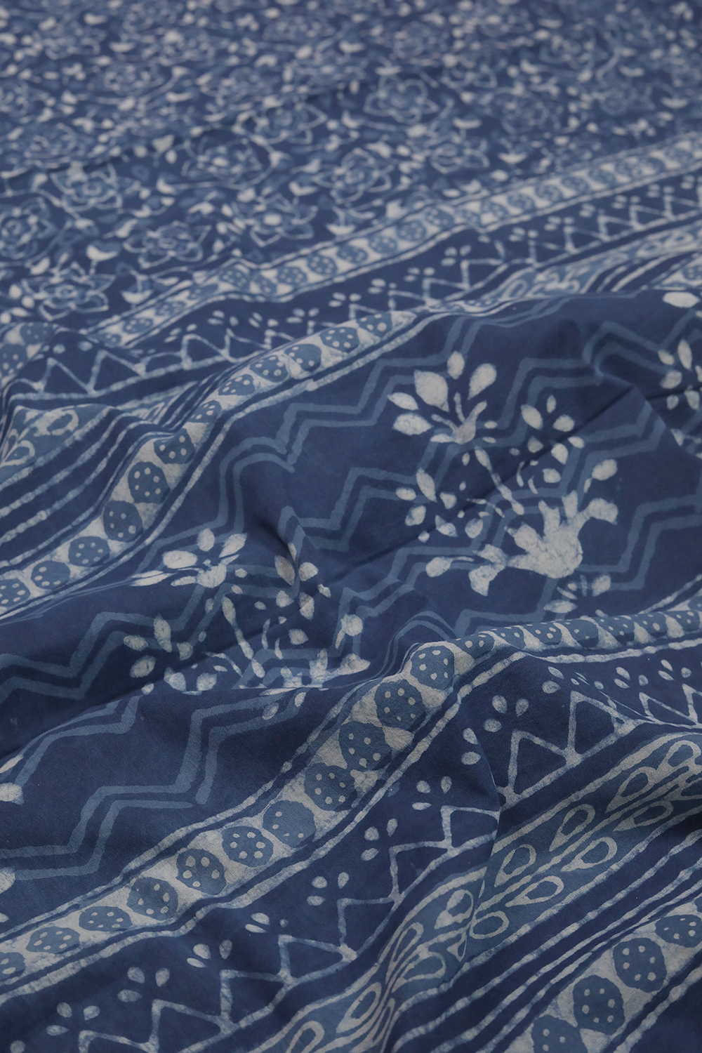 Block Printed Cotton Sarees - Matkatus 