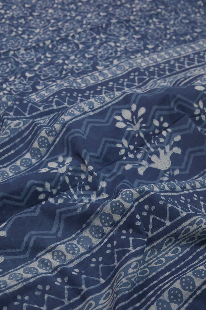 Block Printed Cotton Sarees - Matkatus 