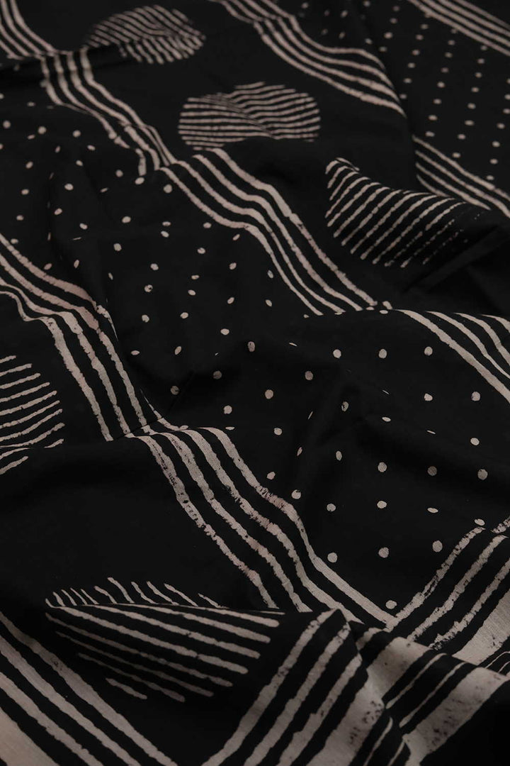 Block Printed Cotton Sarees - Matkatus 