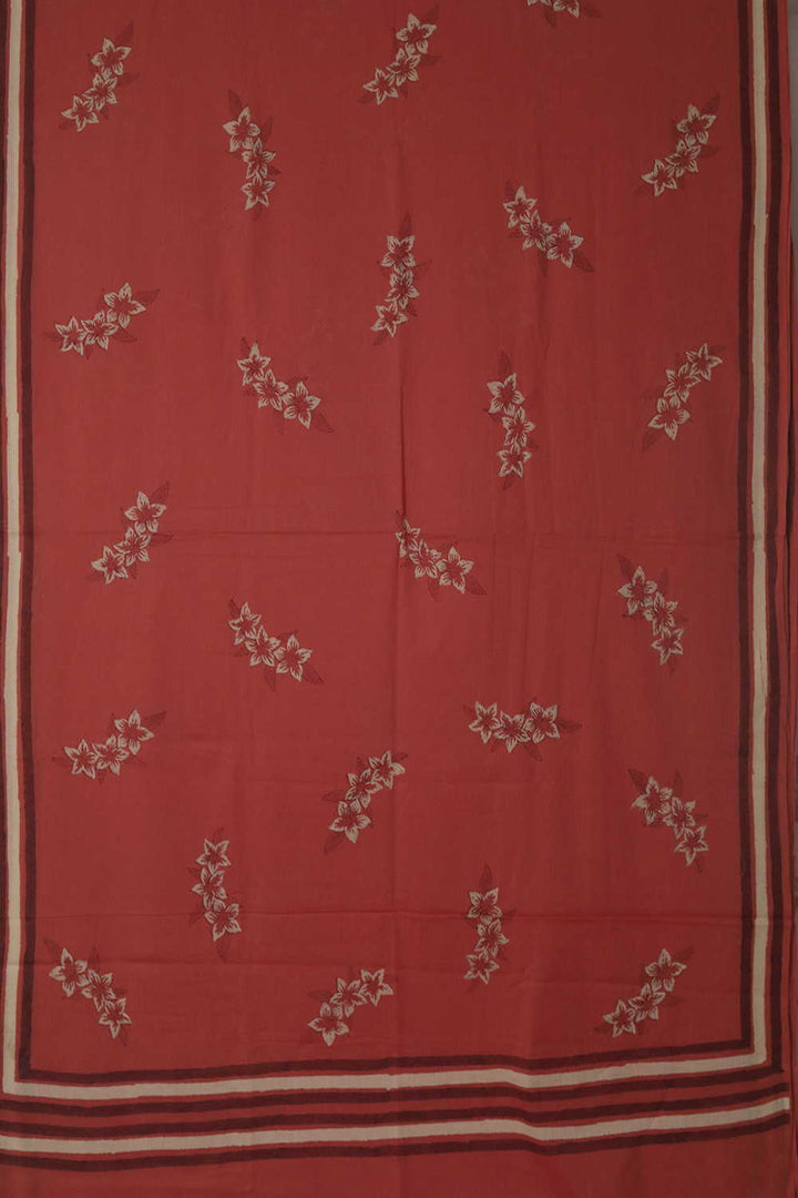 Block Printed Cotton Sarees - Matkatus 