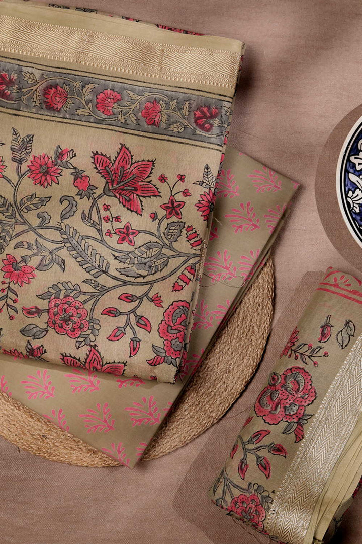 Maheshwari Silk Cotton Suits - Matkatus
