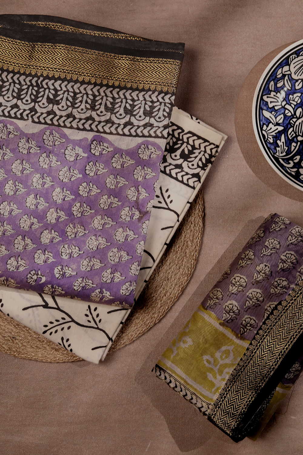 Maheshwari Silk Cotton Suits - Matkatus