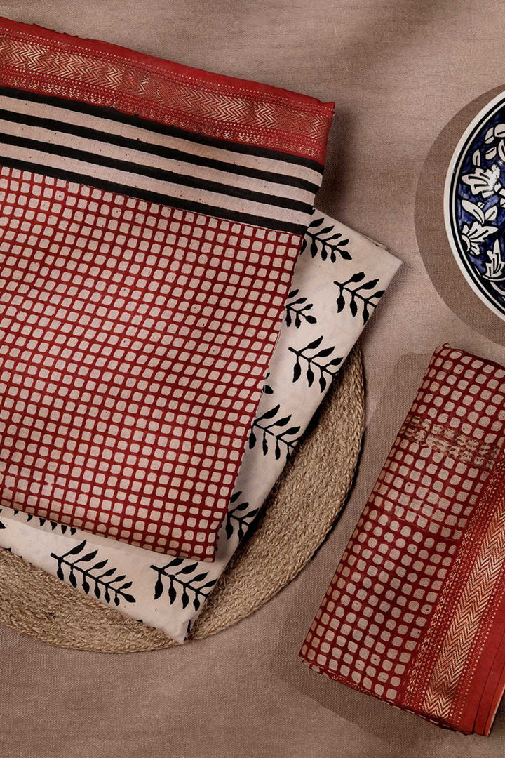 Maheshwari Silk Cotton Suits - Matkatus
