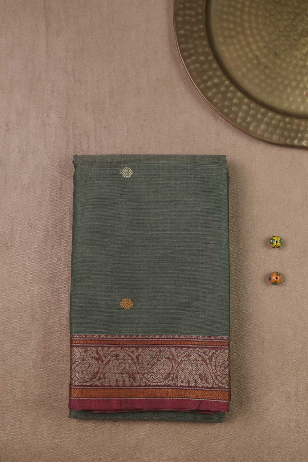 Kanchi Cotton Saree - Matkatus