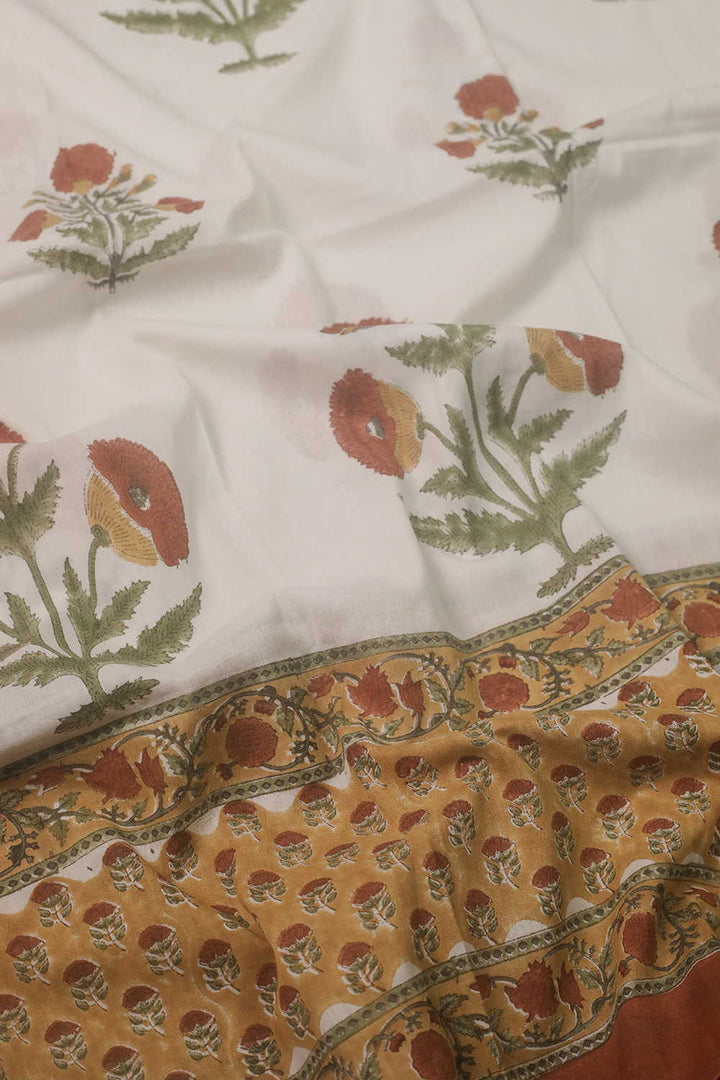 Block Printed Dupattas - Matkatus 