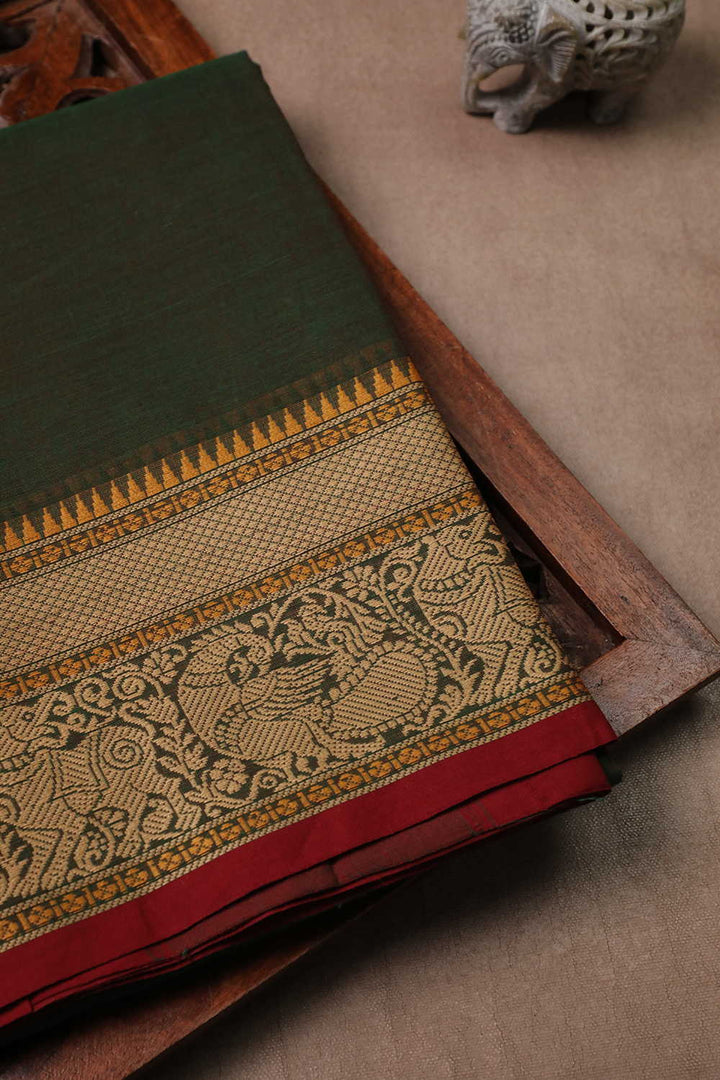 Kanchi Cotton Saree - Matkatus