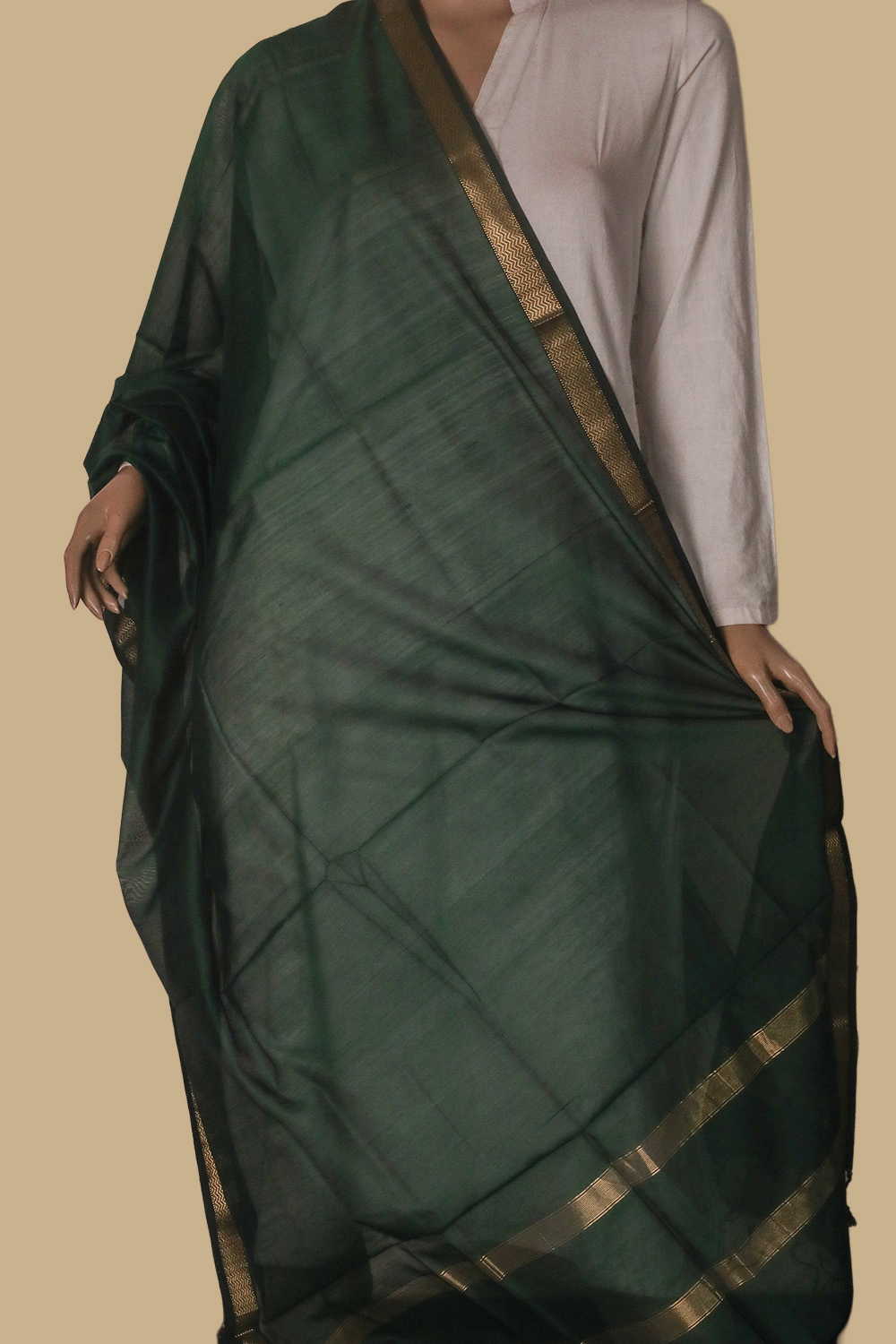Silk Cotton Dupattas-Matkatus 
