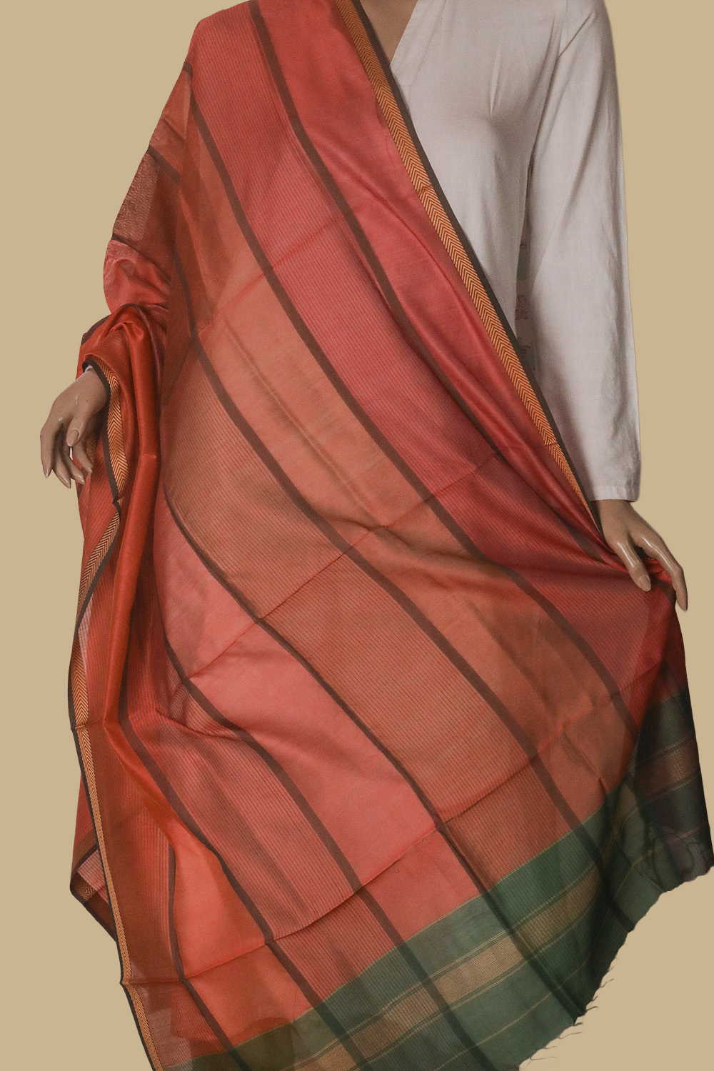 Silk Cotton Dupattas-Matkatus 