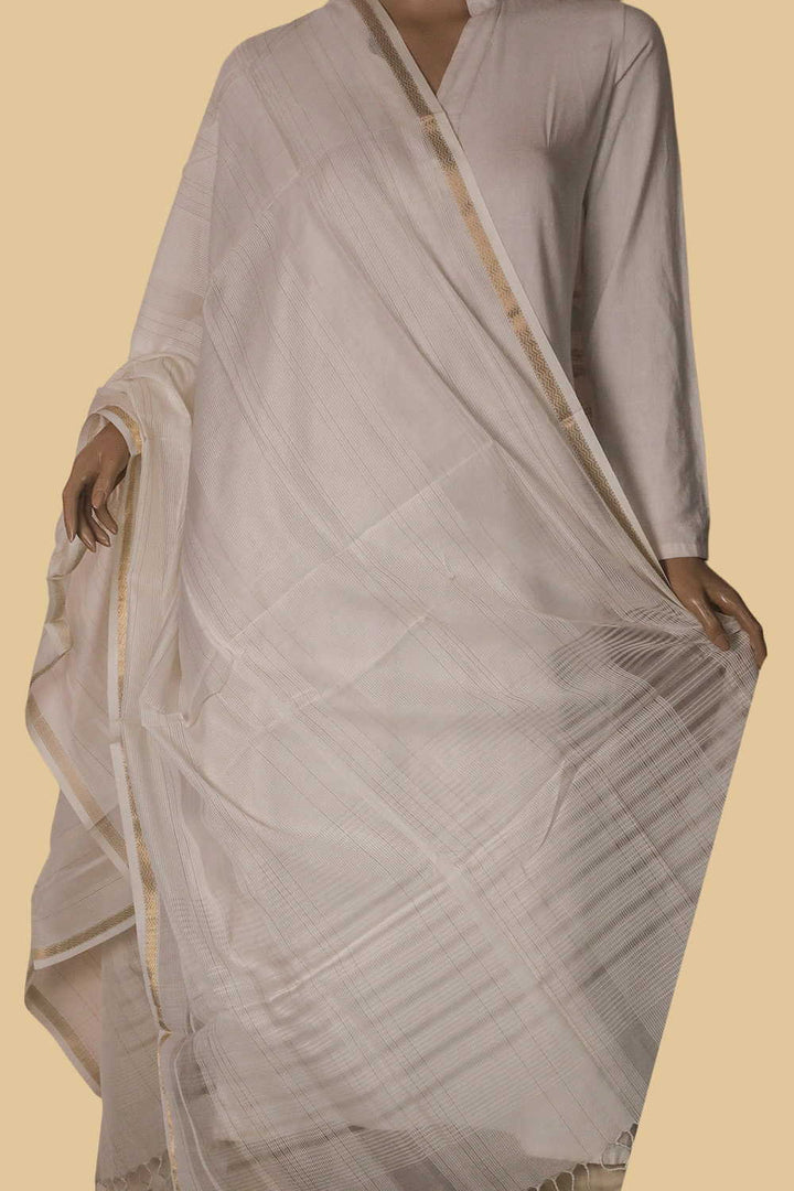 Silk Cotton Dupattas-Matkatus 