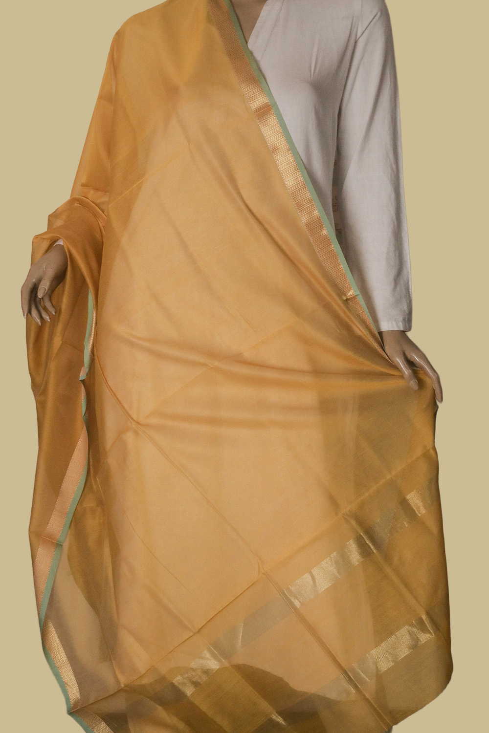 Silk Cotton Dupattas-Matkatus 
