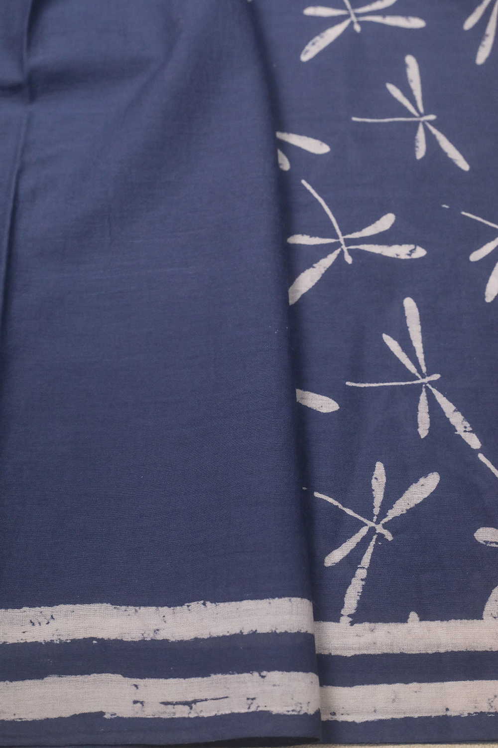 Block Printed Cotton Saree - Matkatus 