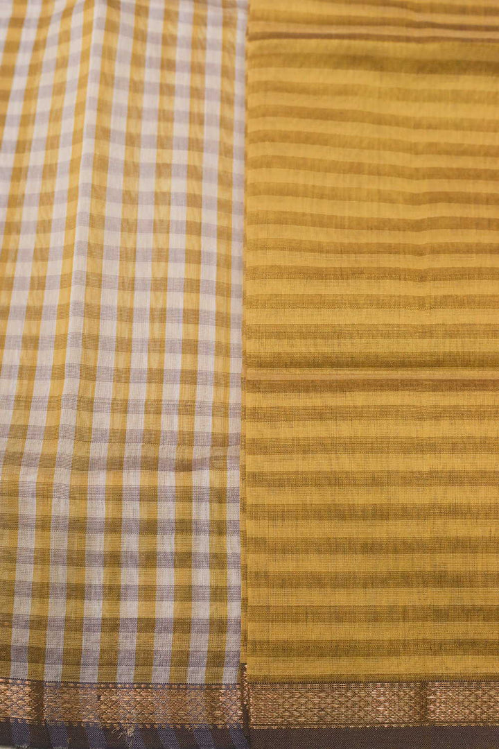 Maheshwari Silk Cotton Saree - Matkatus