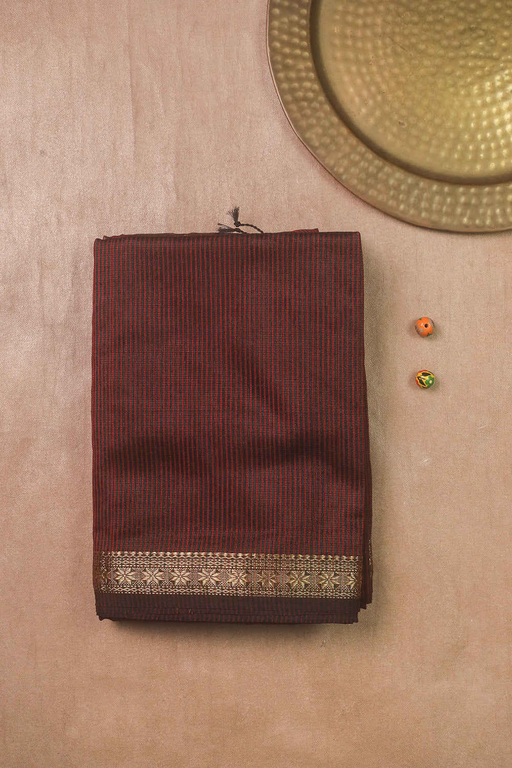Maheshwari Silk Cotton Saree - Matkatus