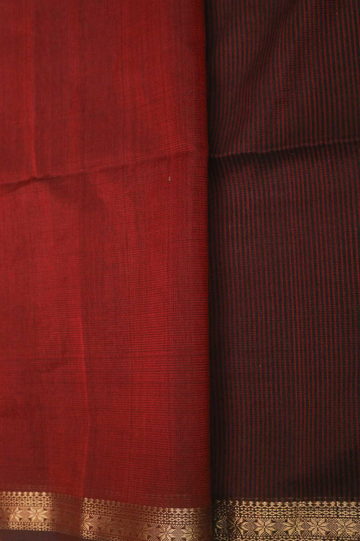 Maheshwari Silk Cotton Saree - Matkatus