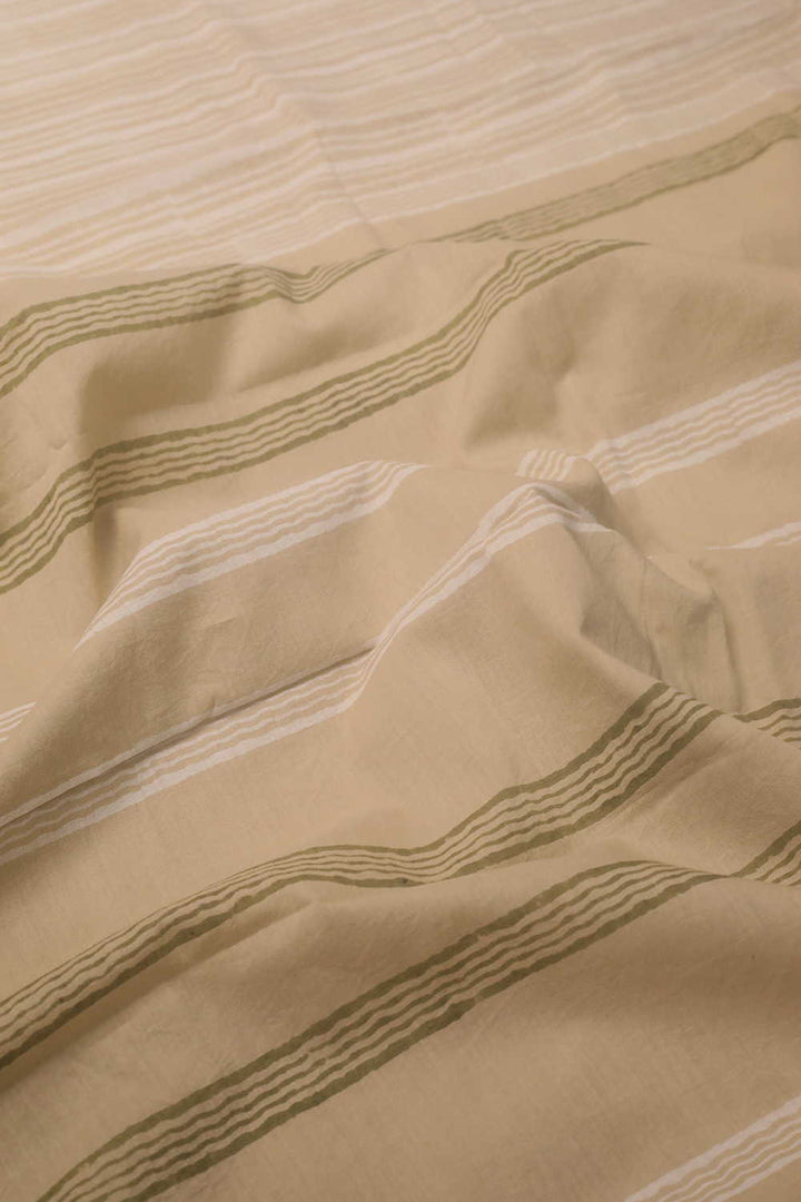 Block Printed Cotton Saree - Matkatus 