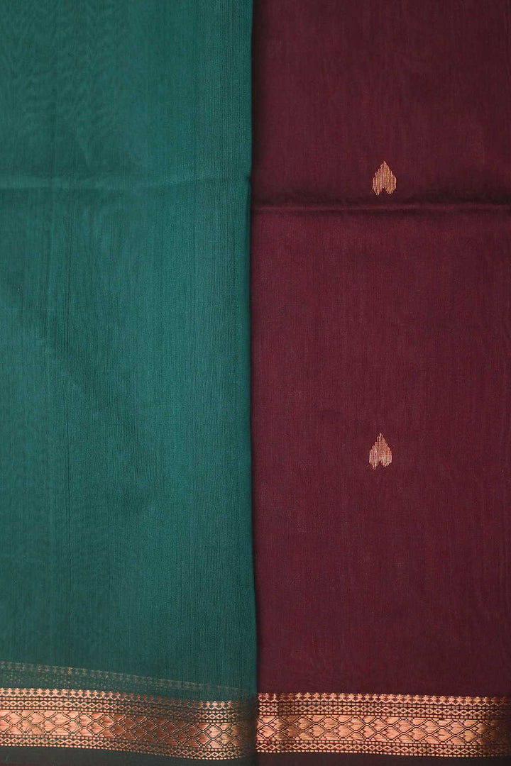 Maheshwari Silk Cotton Saree - Matkatus