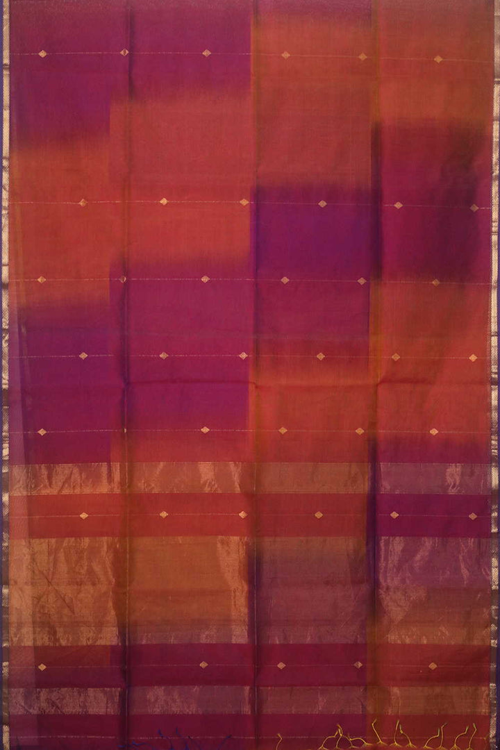 Maheshwari Silk Cotton Saree - Matkatus