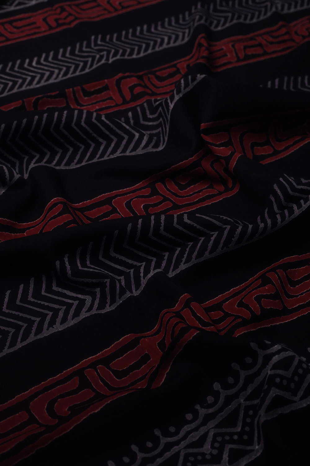 Block Printed Cotton Saree - Matkatus 
