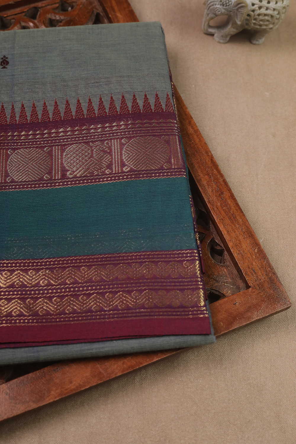 Kanchi Cotton Saree - Matkatus 