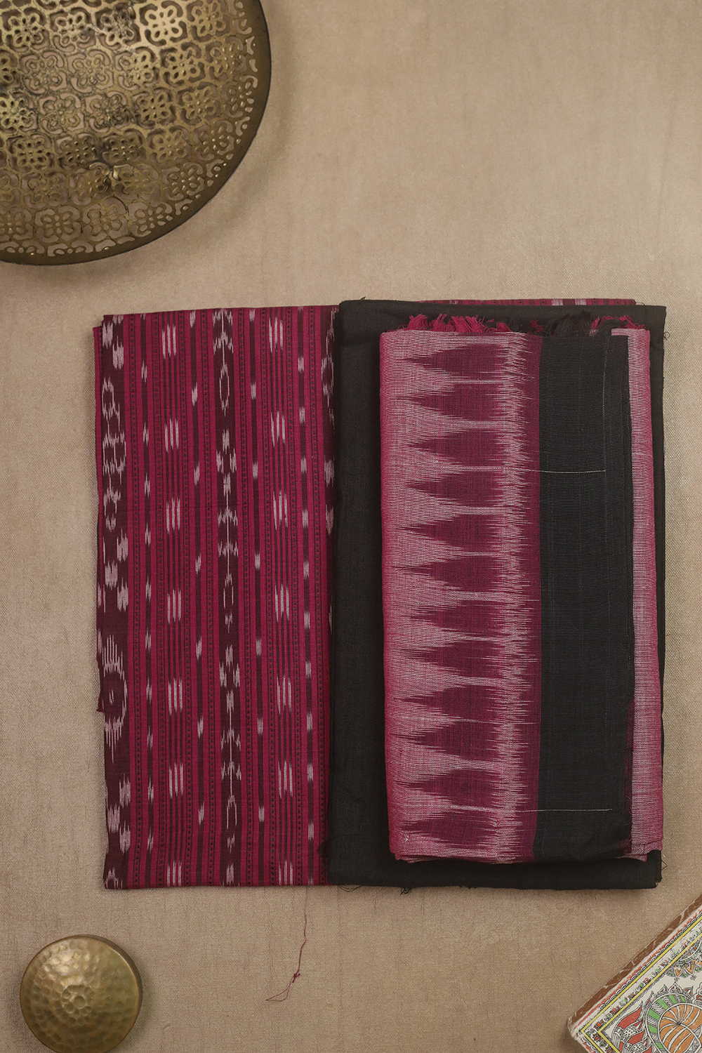 Orissa Ikat cotton suit material - Matkatus