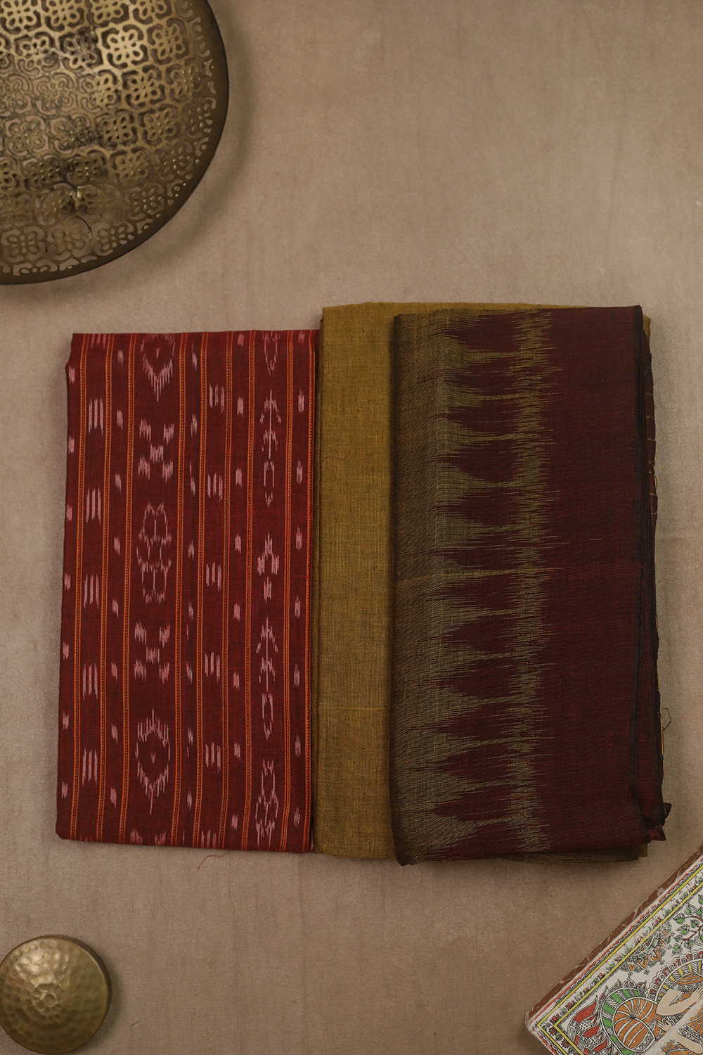 Orissa Ikat cotton suit material - Matkatus