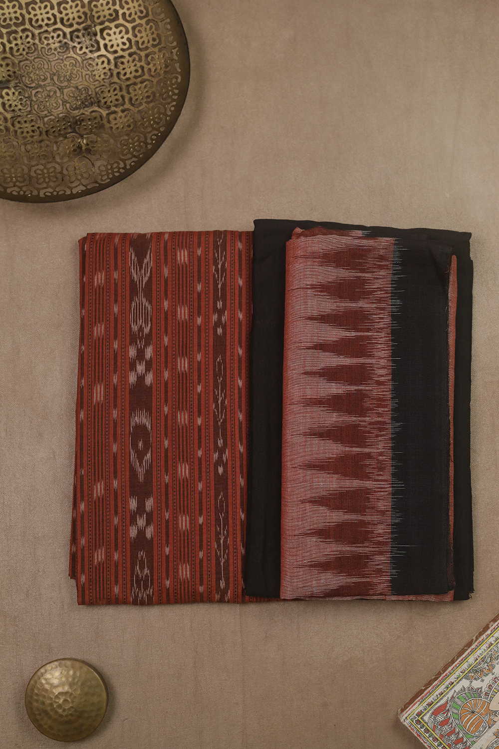 Orissa Ikat cotton suit material - Matkatus