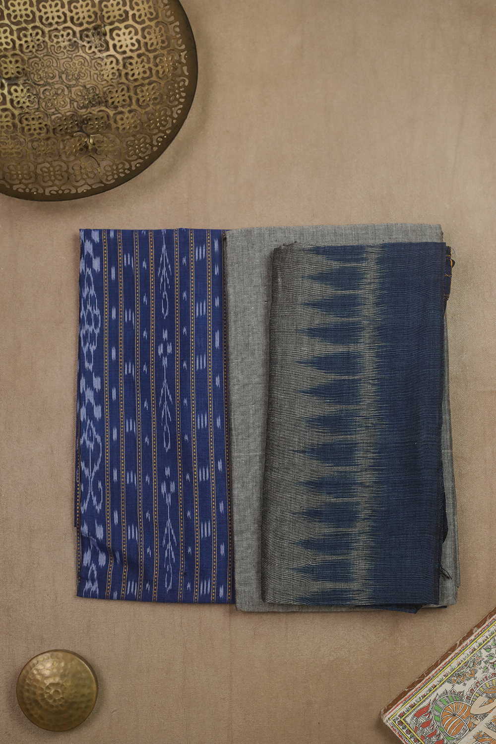 Orissa Ikat cotton suit material - Matkatus