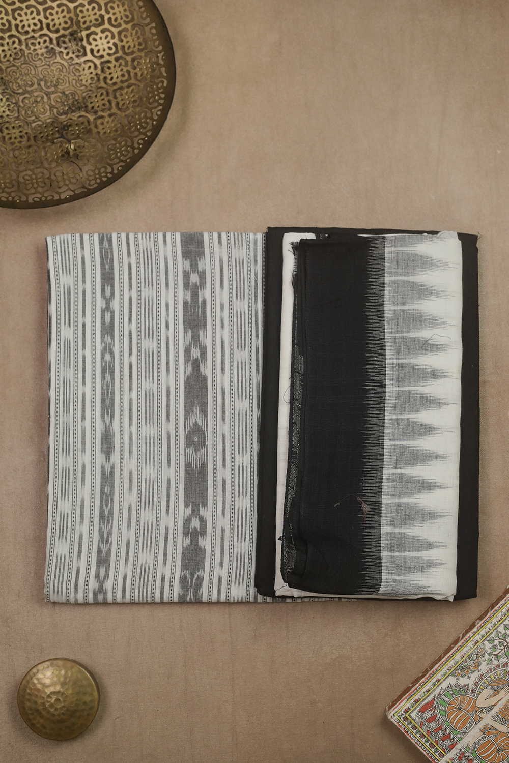 Orissa Ikat cotton suit material - Matkatus