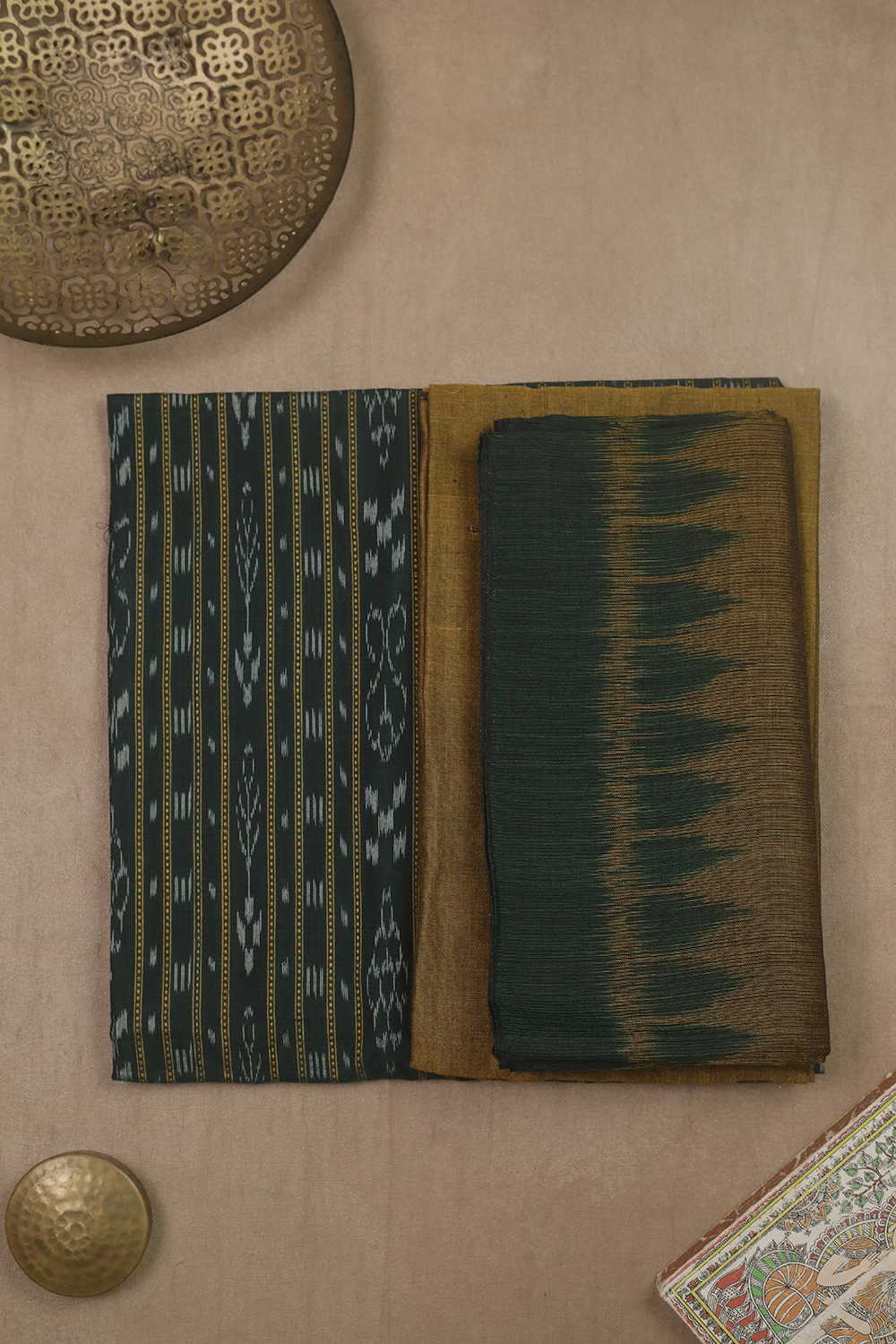 Orissa Ikat cotton suit material - Matkatus