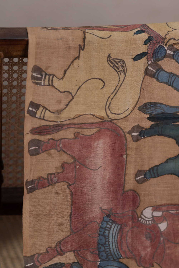 Pen Kalamkari Fabrics-Matkatus 