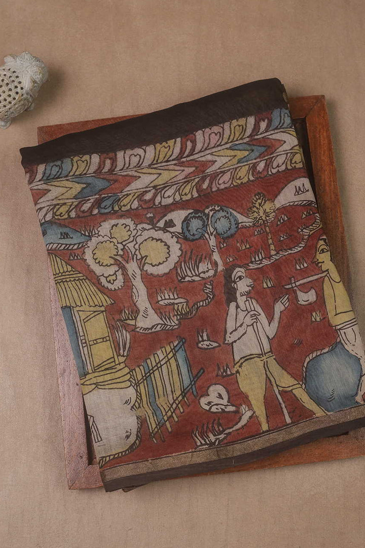 Hand Painted Saree - Matkatus