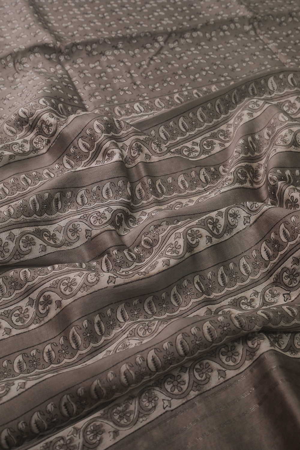 Printed Silk Cotton Saree - Matkatus 