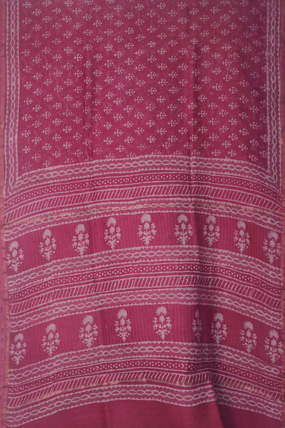 Printed Silk Cotton Saree - Matkatus 