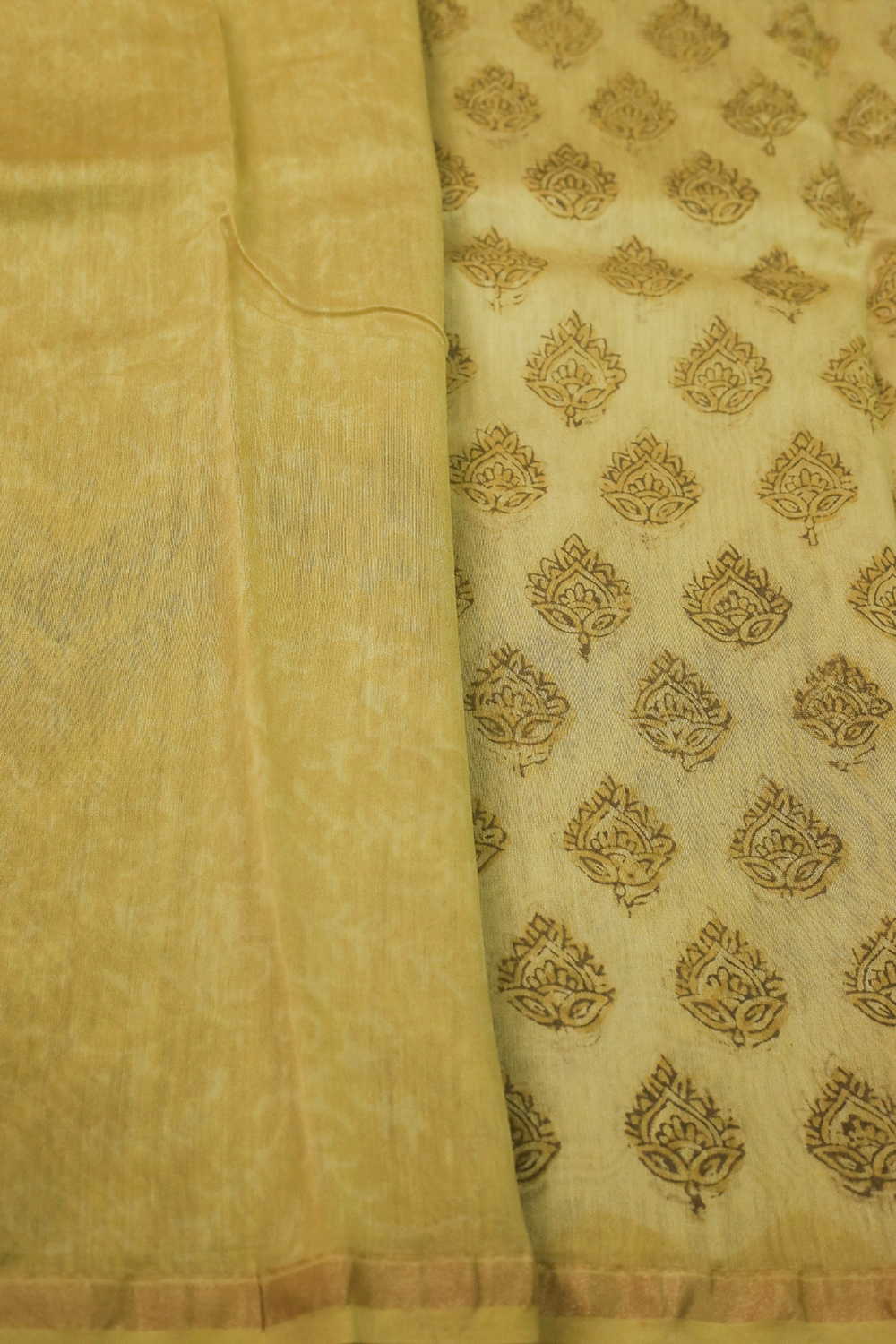 Printed Silk Cotton Saree - Matkatus 