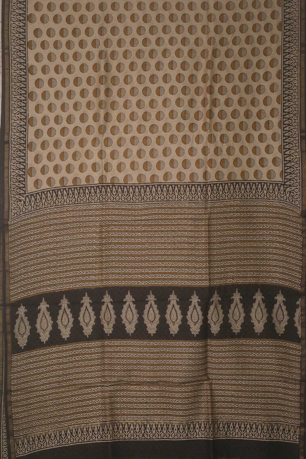 Printed Silk Cotton Saree - Matkatus 