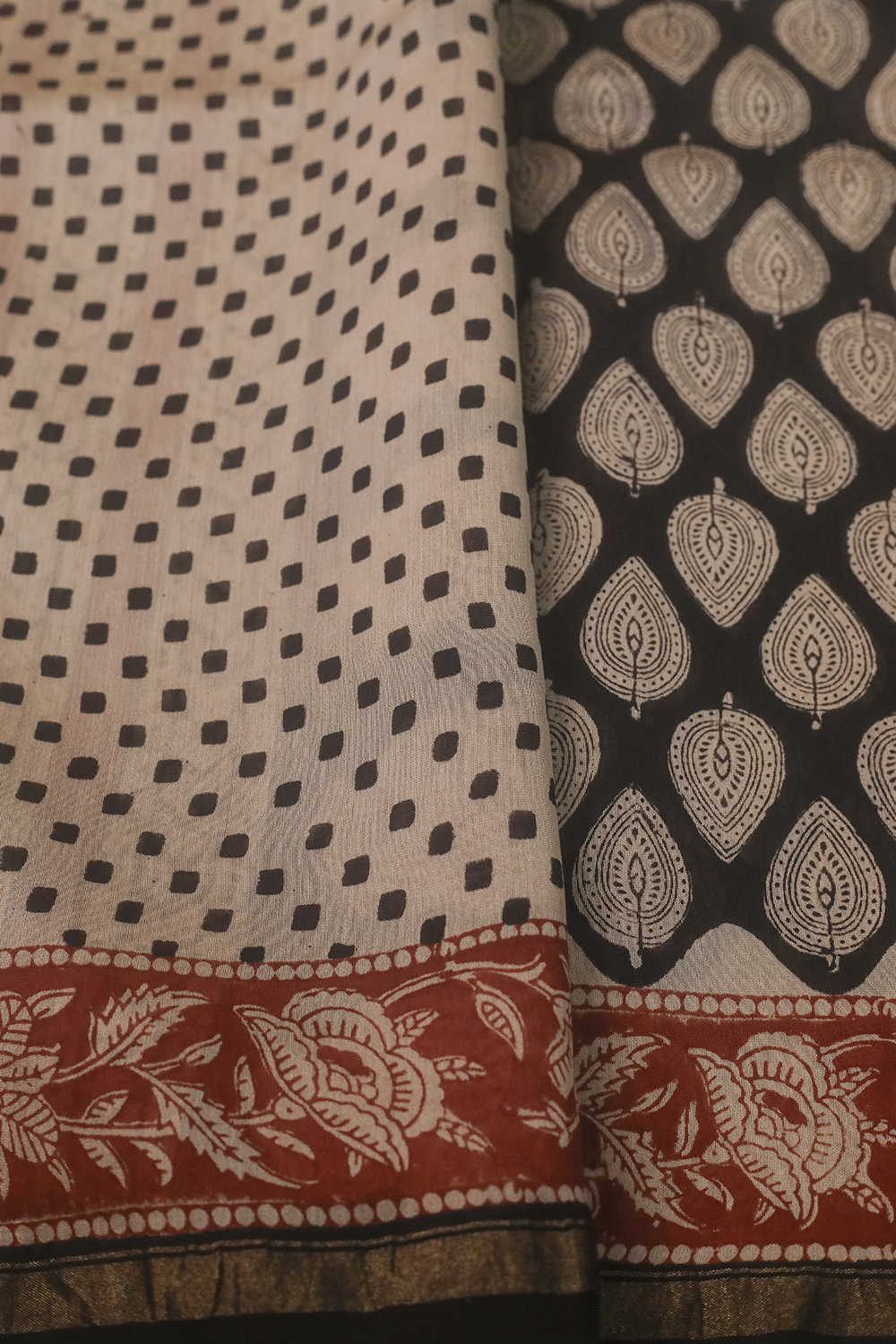 Printed Silk Cotton Saree - Matkatus 