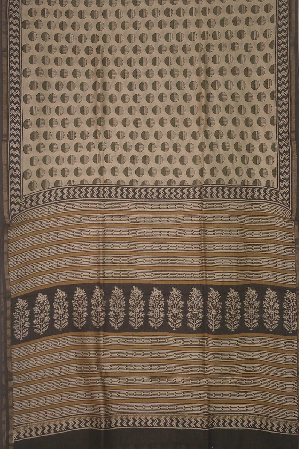 Printed Silk Cotton Saree - Matkatus 