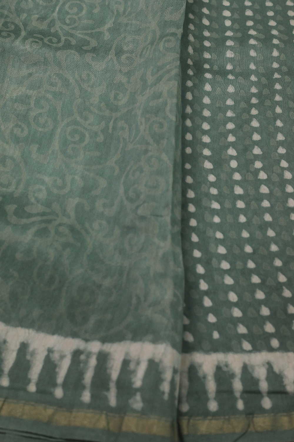 Printed Silk Cotton Saree - Matkatus 