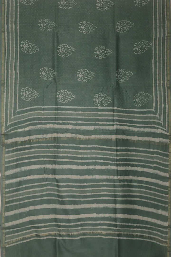 Printed Silk Cotton Saree - Matkatus 
