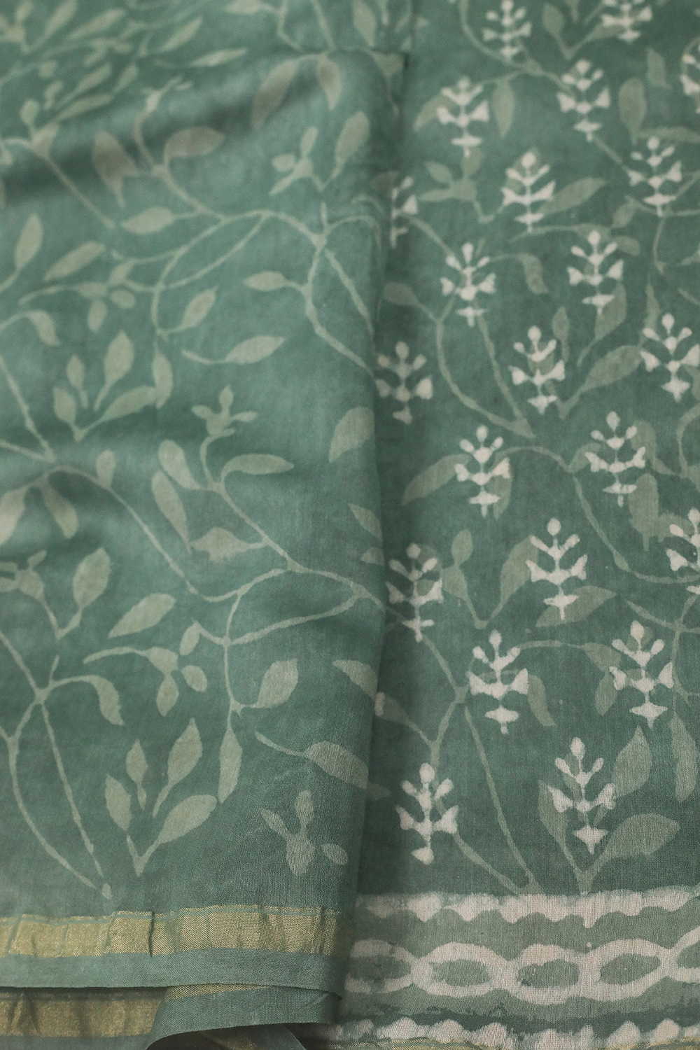 Printed Silk Cotton Saree - Matkatus 