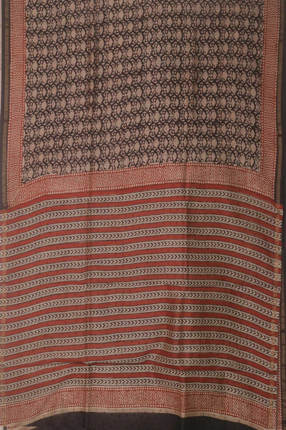 Printed Silk Cotton Saree - Matkatus 