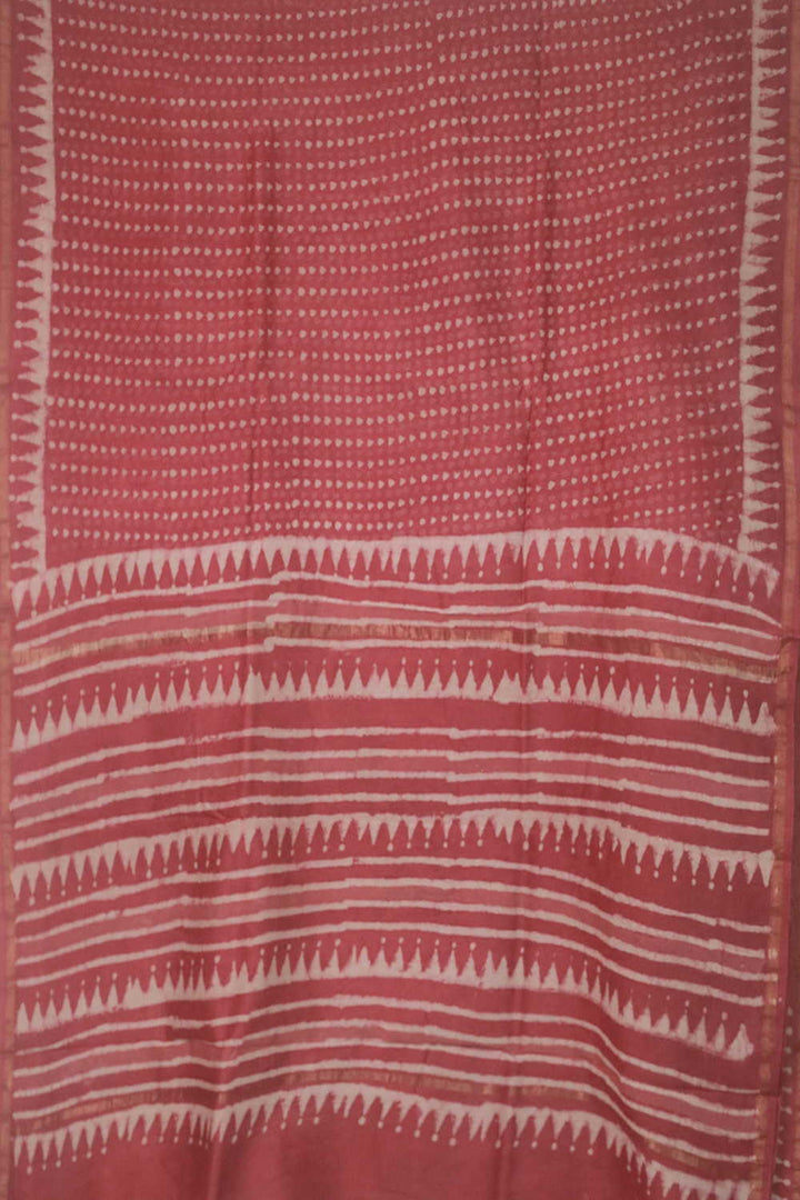Printed Silk Cotton Saree - Matkatus 