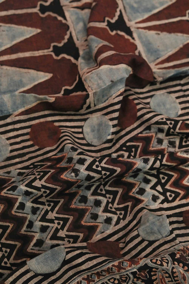 Block Printed Cotton Dupattas - Matkatus 