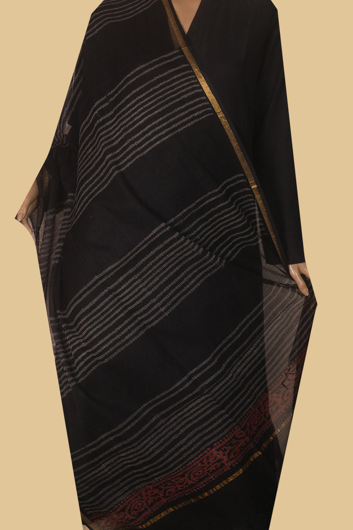 Block Printed Dupatta - Matkatus