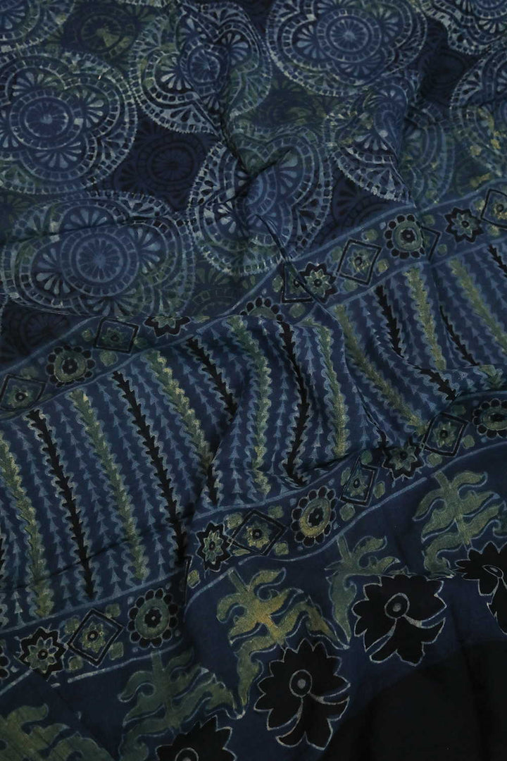 Block Printed Cotton Dupattas - Matkatus 