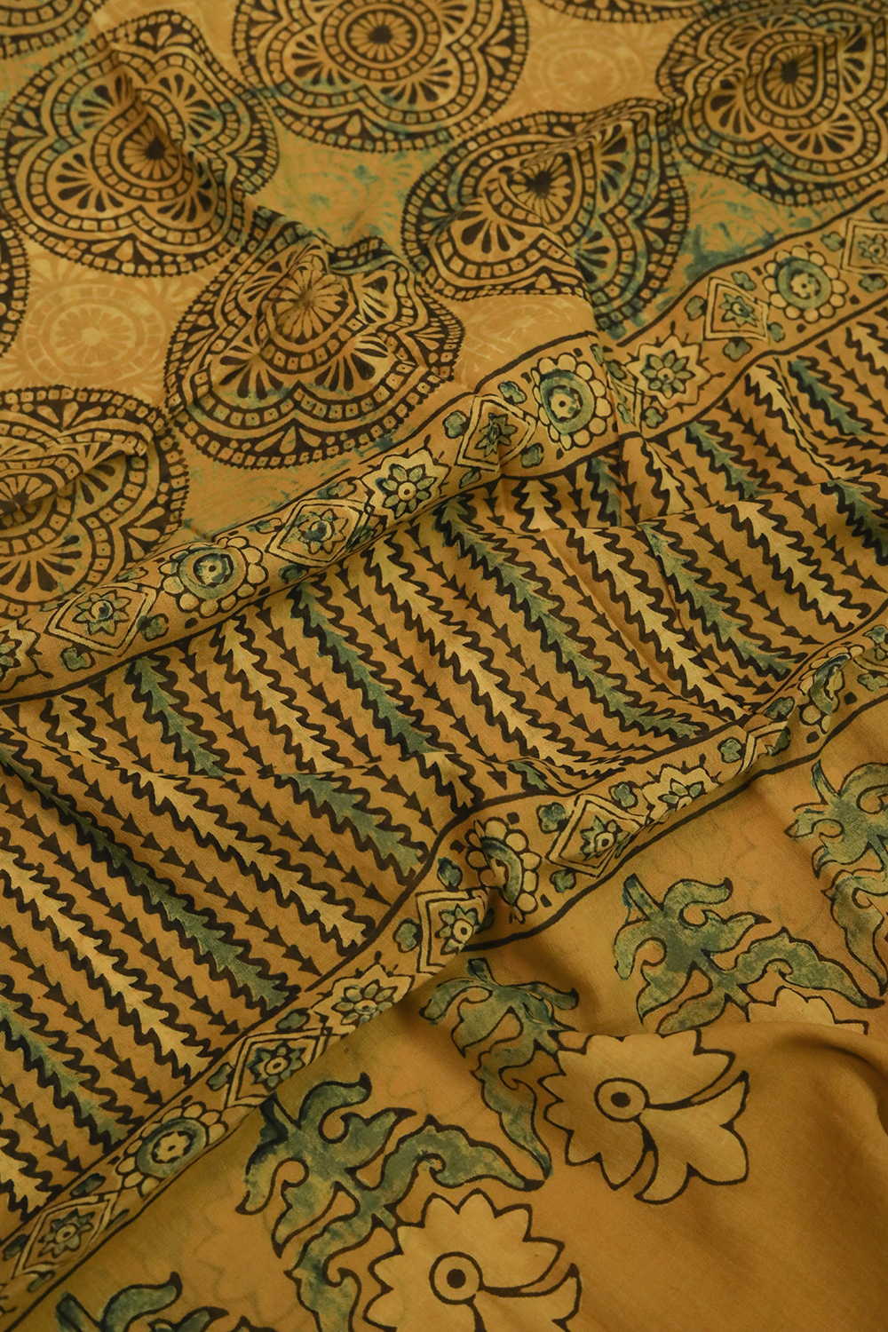Block Printed Cotton Dupattas - Matkatus 