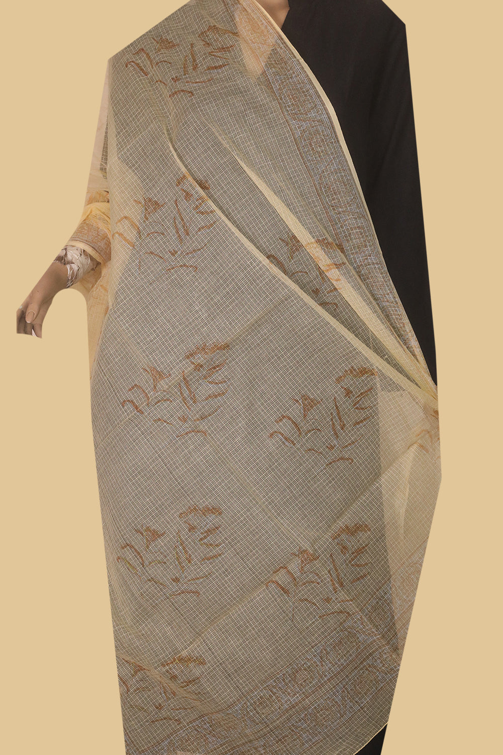 Block Printed Dupatta - Matkatus